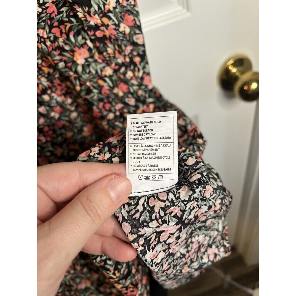 BB Dakota Sleeveless Tiered Black Floral Dress Size XL NWT - Picture 14 of 14
